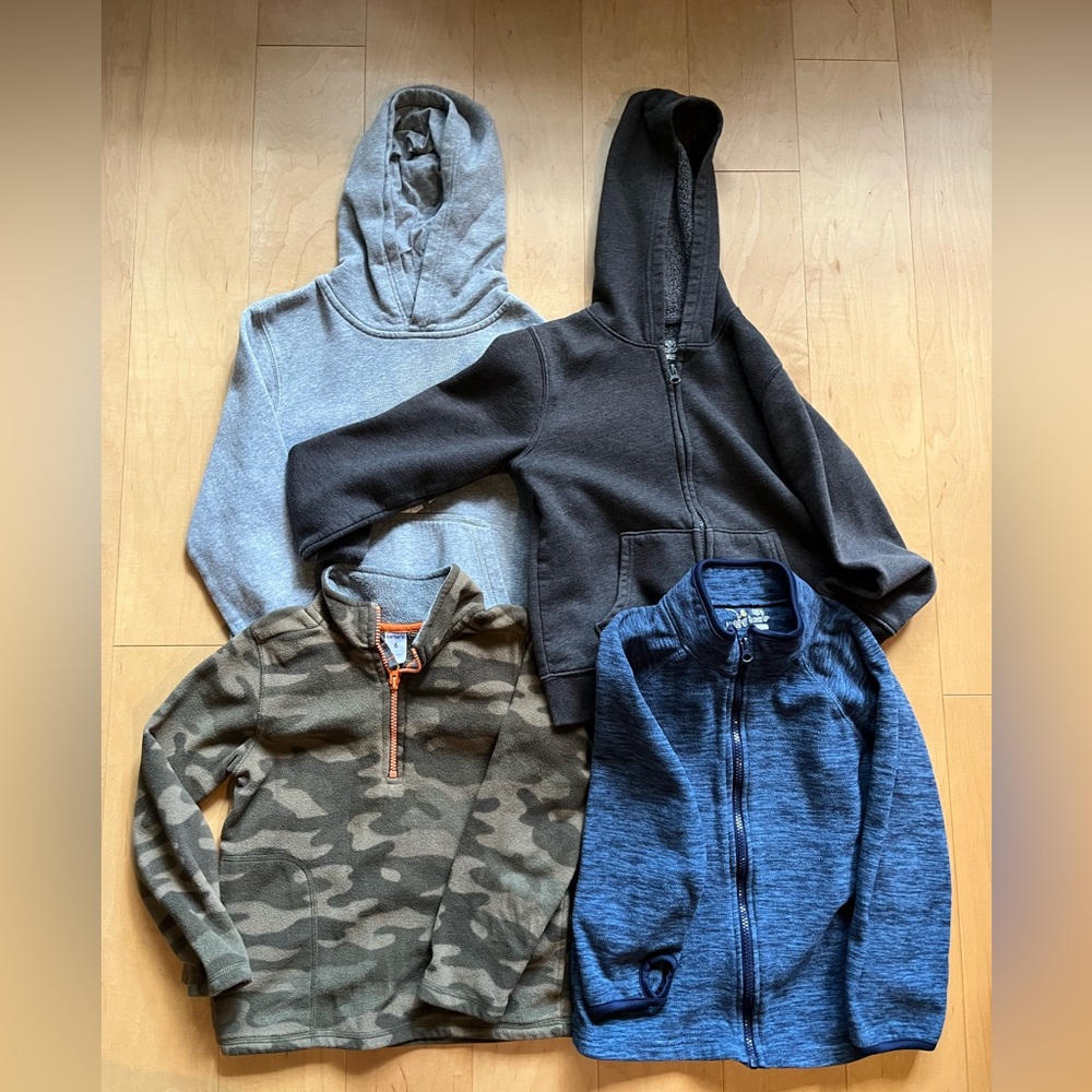 Sweatshirt Bundle Nike, Carter’s, Jumping Beans- Size 6/7